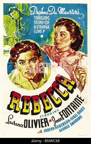 US-FILM POSTER REBECCA (1940) Stockfoto