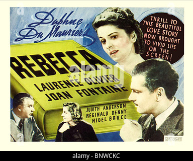 US-FILM POSTER REBECCA (1940) Stockfoto
