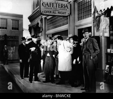 CHARLIE CHAPLIN-MODERNE ZEITEN (1936) Stockfoto