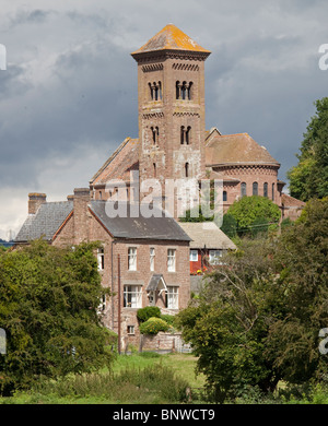 St. Catherines Kapelle in Hoarwithy wurde im Jahre 1840 erbaut aber völlig umgebaut im italienischen Stil in 1870 Herefordshire, England Stockfoto