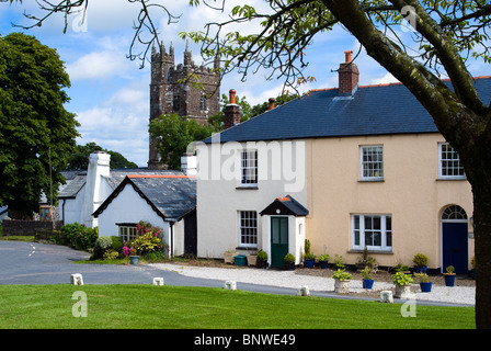 Ashwater ist ein kleines, malerisches Dorf aus die A388 zwischen Holsworthy und Launceston. Stockfoto