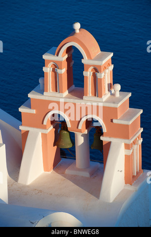 Oia (Ia) Santorini - byzantinischen Orthodax Kirchen, - griechischen Kykladen Inseln - Fotos und Bilder Stockfoto