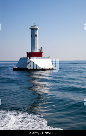 Runde Insel Passage Stockfoto