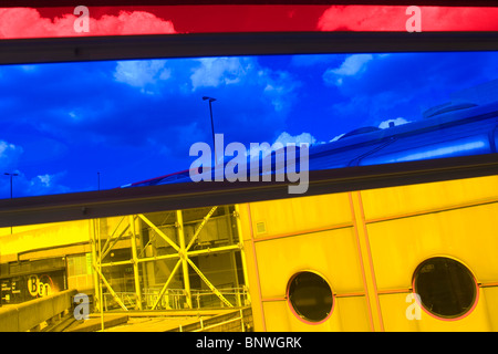 Die Bar und das Café in der Hayward Gallery, London Stockfoto