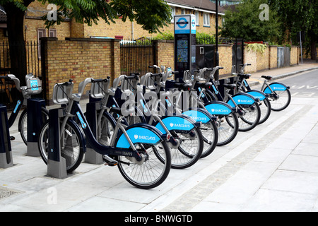 TFL London Bike Verleih-Schema wurde ins Leben gerufen 2010 London Stockfoto