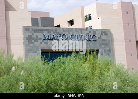 Die Mayo-Klinik in Arizona. Stockfoto