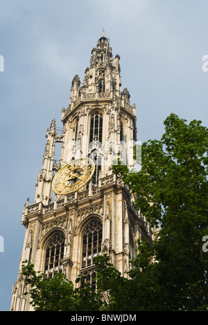 Belgien, Antwerpen, Kathedrale unserer lieben Frau, Onze-Lieve-Vrouwekathedraal Stockfoto