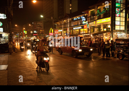 Nachtmarkt, Chiang Mai, Provinz Chiang Mai, Thailand, Asien Stockfoto