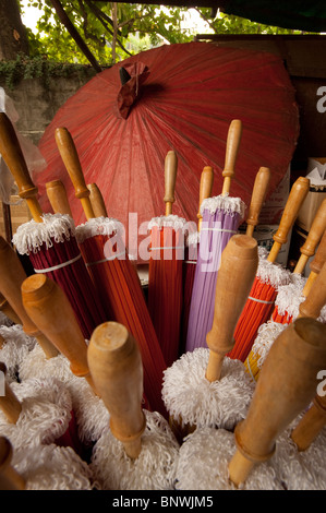 Bo Sang, Regenschirm Dorf, Provinz Chiang Mai, Thailand, Asien Stockfoto