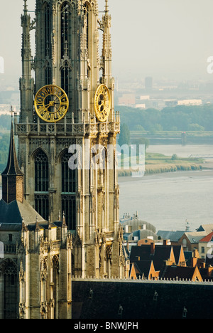 Belgien, Antwerpen, Kathedrale unserer lieben Frau, Onze-Lieve-Vrouwekathedraal Stockfoto