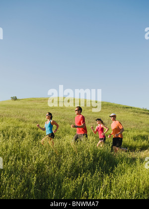 Trailrunning Stockfoto