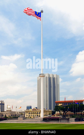 Flagge von Malaysia Stockfoto