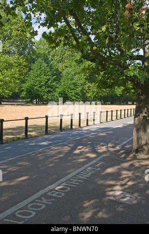 Hyde Park, Rotten Row, London, Vereinigtes Königreich Stockfoto