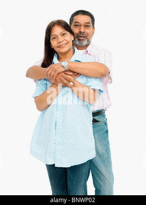 Glückliches Paar, umarmen Stockfoto