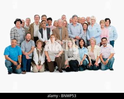 Eine Gruppe von Menschen Stockfoto