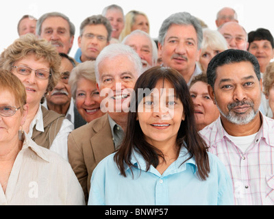 Eine Gruppe von Menschen Stockfoto