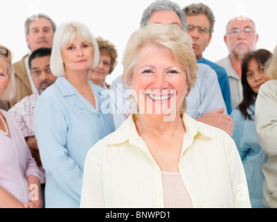 Eine Gruppe von verschiedenen Personen Stockfoto