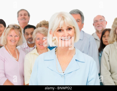Eine Gruppe von verschiedenen Personen Stockfoto