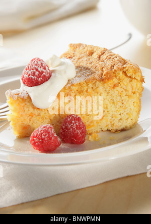 Mandel Orangenscheibe Stockfoto