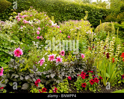 Floral Ziergärten im Chenies Manor House, Bucks, UK Stockfoto