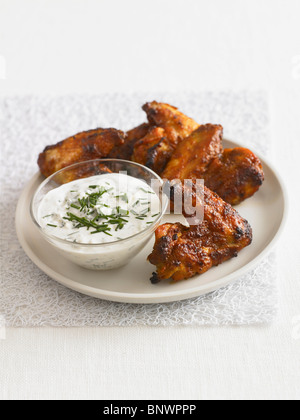 Buffalo Chicken wings Stockfoto