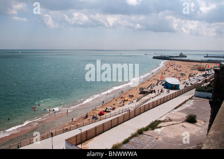 Ramsgate Meer Hafen und Strand Kent England uk Stockfoto