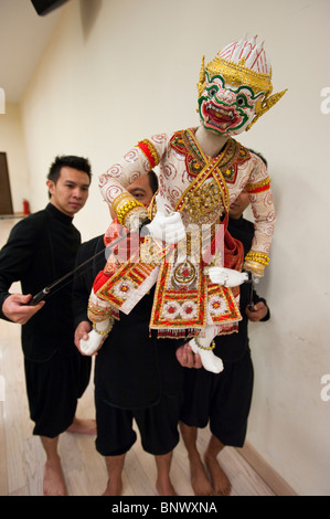 Puppet Show, Aksra Theater, Bangkok, Thailand, Asien Stockfoto