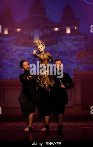 Puppet Show, Aksra Theater, Bangkok, Thailand, Asien Stockfoto