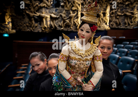 Puppet Show, Aksra Theater, Bangkok, Thailand, Asien Stockfoto