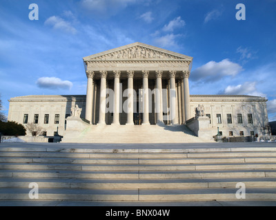 Warmen Nachmittag leichte am United States Supreme Court. Stockfoto