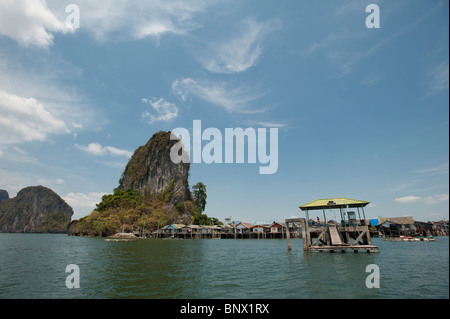 Koh Panyee, Bucht von Phang Nga, Thailand, Asien Stockfoto