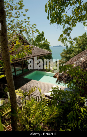 Six Senses Resort auf Koh Yao Noi, Bucht von Phang Nga, Thailand, Asien Stockfoto