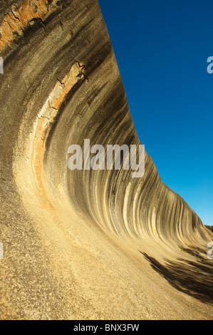 Wave Rock, in der Nähe von Hyden, Western Australia, Australien Stockfoto