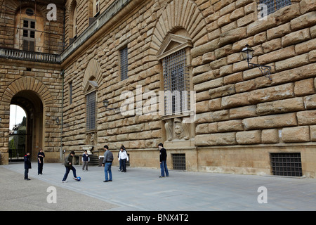 Piazza dei Pitti in Florenz, Italien Stockfoto