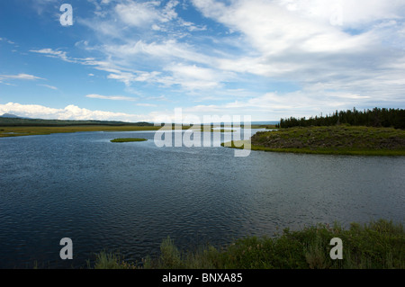 Henrys Fork des Snake River in der Nähe von Harriman State Park, Idaho Stockfoto