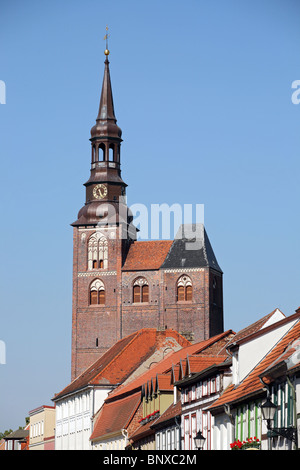 St. Stephen's Church in Tangermünde, Deutschland, Europa Stockfoto