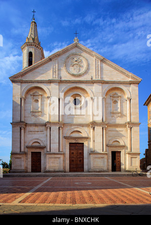 Pienza Duomo in der Toskana Stockfoto