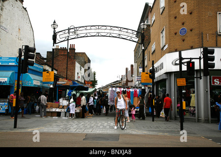 Osten Straßenmarkt, Walworth, London, UK Stockfoto