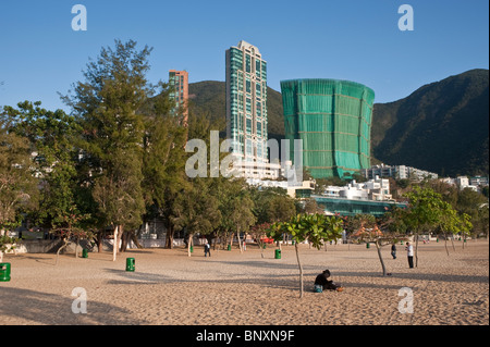 Hong Kong, Repulse Bay Beach. Stockfoto