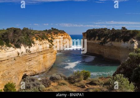 Loch Ard Gorge, Victoria, Australien. Der Einlass ist Teil des Port Campbell National Park und findet sich auf der Great Ocean Road Stockfoto