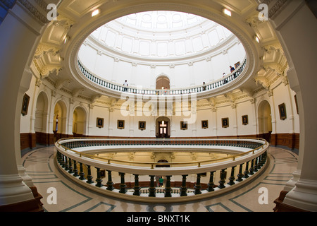 Balkone in Texas State Capitol Building Austin Texas USA Stockfoto