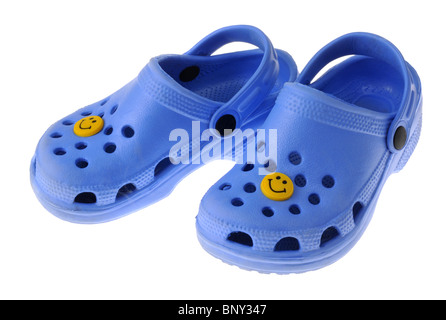 Crocs Schuhe, Sandalen Stockfoto