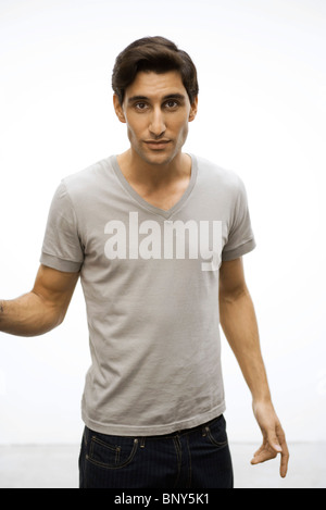 Junger Mann, portrait Stockfoto