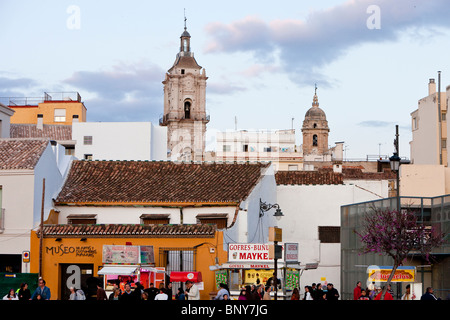 Semana Santa, (Karwoche) feiern, Malaga, Andalusien, Spanien Stockfoto