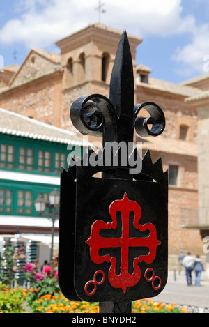 Almagro Plaza großen Main Square, Ciudad Real Provinz Kastilien-La Mancha, Spanien Stockfoto