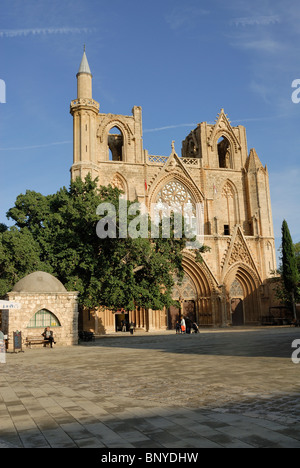 Lala Mustafa Paşa Moschee (St. Nicholas Kathedrale) Kyrenia Nordzypern Stockfoto