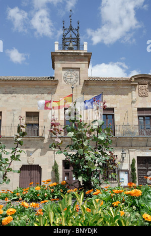 Almagro Plaza großen Main Square, Ciudad Real Provinz Kastilien-La Mancha, Spanien Stockfoto