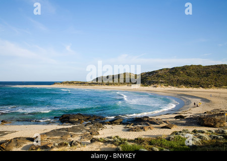 Margaret River Mouth - ein beliebter Surfspot. Margaret River, Western Australia, Australien. Stockfoto