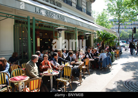 Restaurant Le Rostand in der Nähe von Jardin du Luxemburg Paris Frankreich Stockfoto