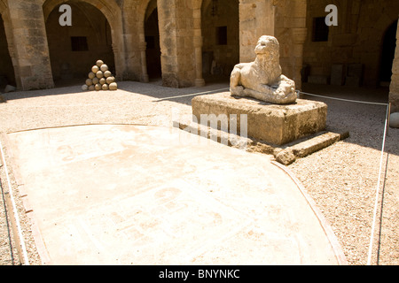 Archäologisches Museum, Rhodos, Griechenland Stockfoto